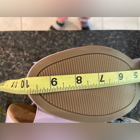 🌟HP🌟 LILAC LAVENDER Chunky Heel Mules Clogs Platform Summer Spring Picnic 90s - Picture 12 of 16